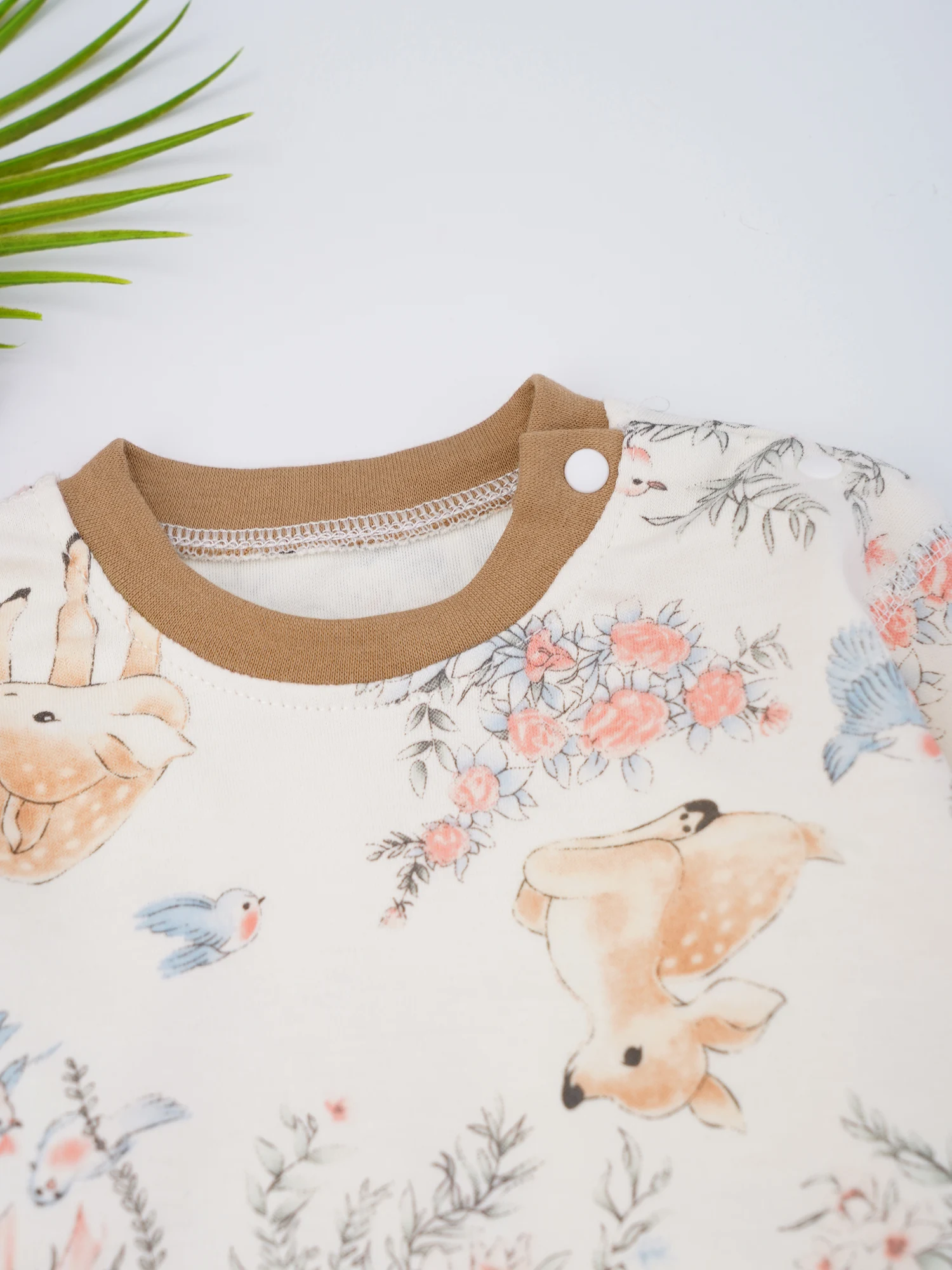 Conjunto pijama bebé térmico de algodón, manga larga - imagen 4