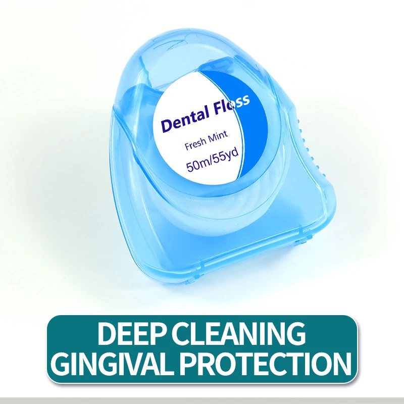 Hilo dental menta para el hogar – paquete desechable fino suave - imagen 2