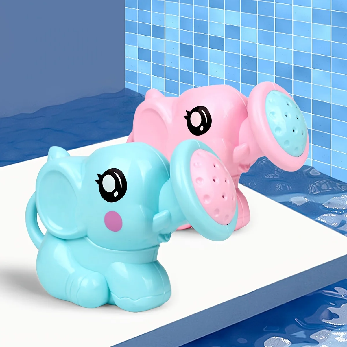 Juguete de baño elefante – Regadera acuática para bebés