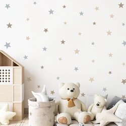 Pegatinas pared removibles con estrellas ilustradas para guardería
