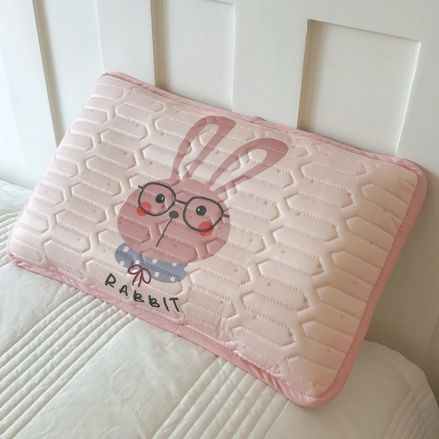 Funda de almohada látex-seda con dibujos animados para bebé