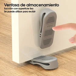 Tope de puerta de silicona con ventosa anticolisión para bebé