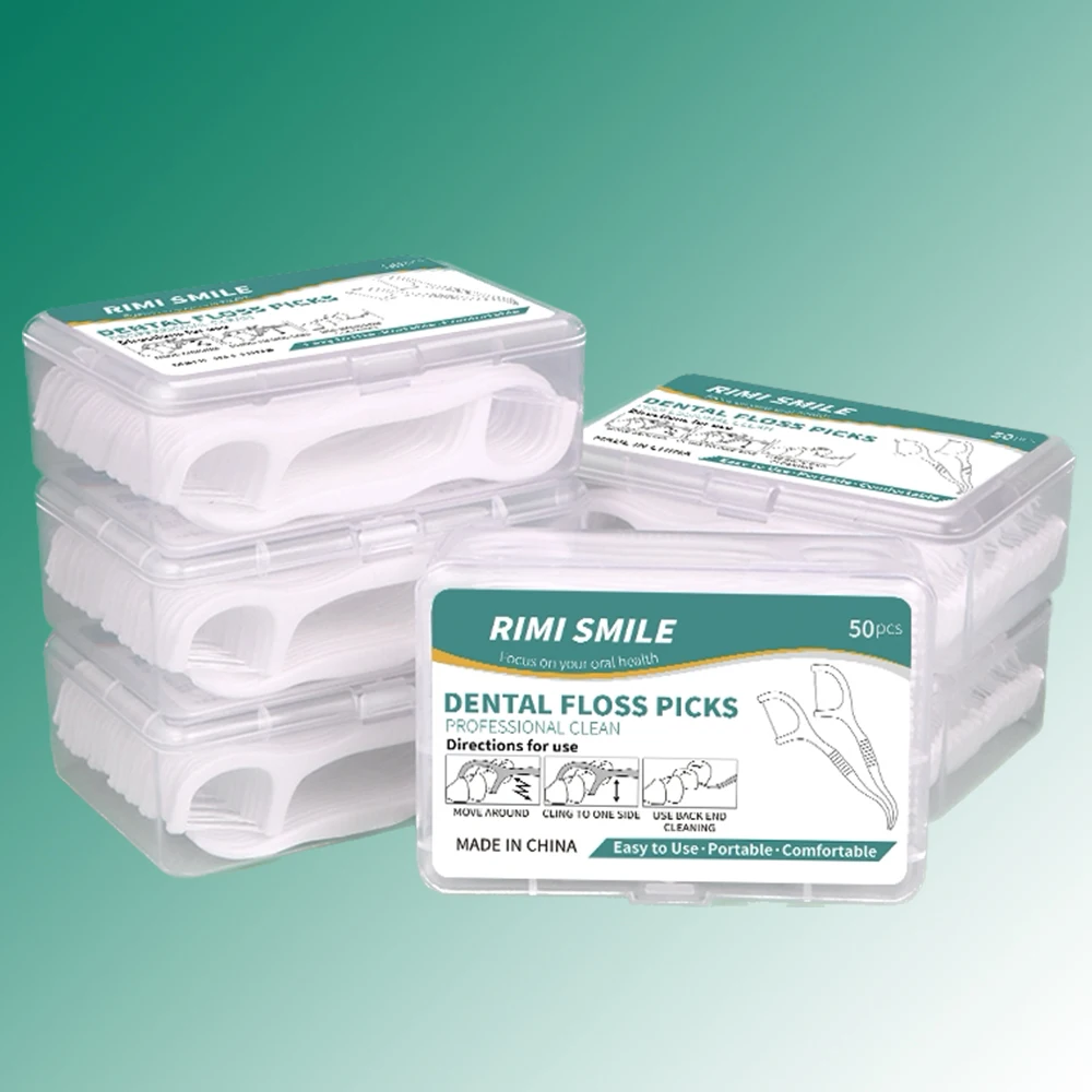 Palillos de seda dental ultrafinos para niños – Higiene oral portátil - imagen 2