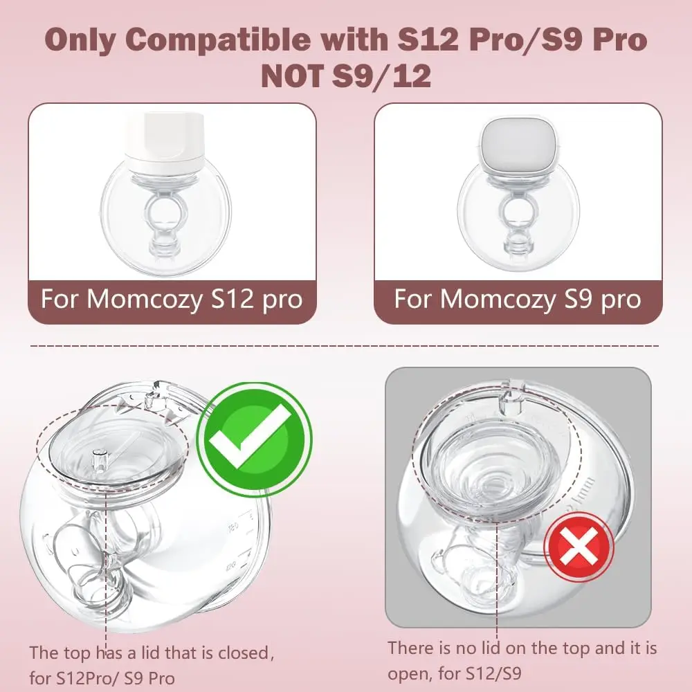 Momcozy S12 Pro y S9 Pro – Copa extractora materna de recambio - imagen 4