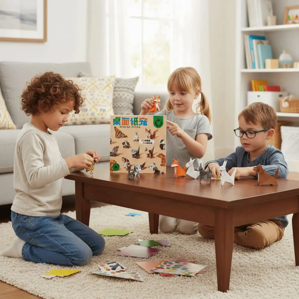 Cuaderno de origami 3D infantil – Plegado y recortable - imagen 3