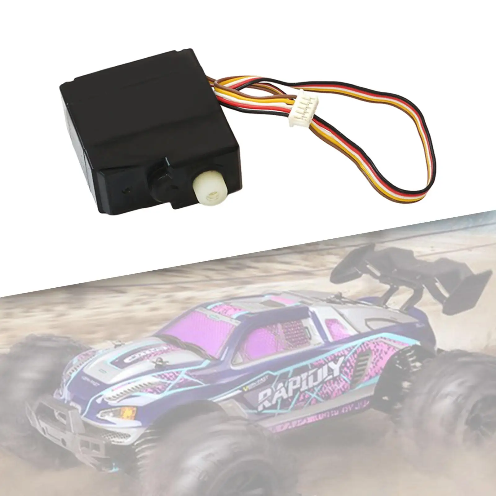 Servo de dirección RC para coche radiocontrol, repuesto DIY flexible