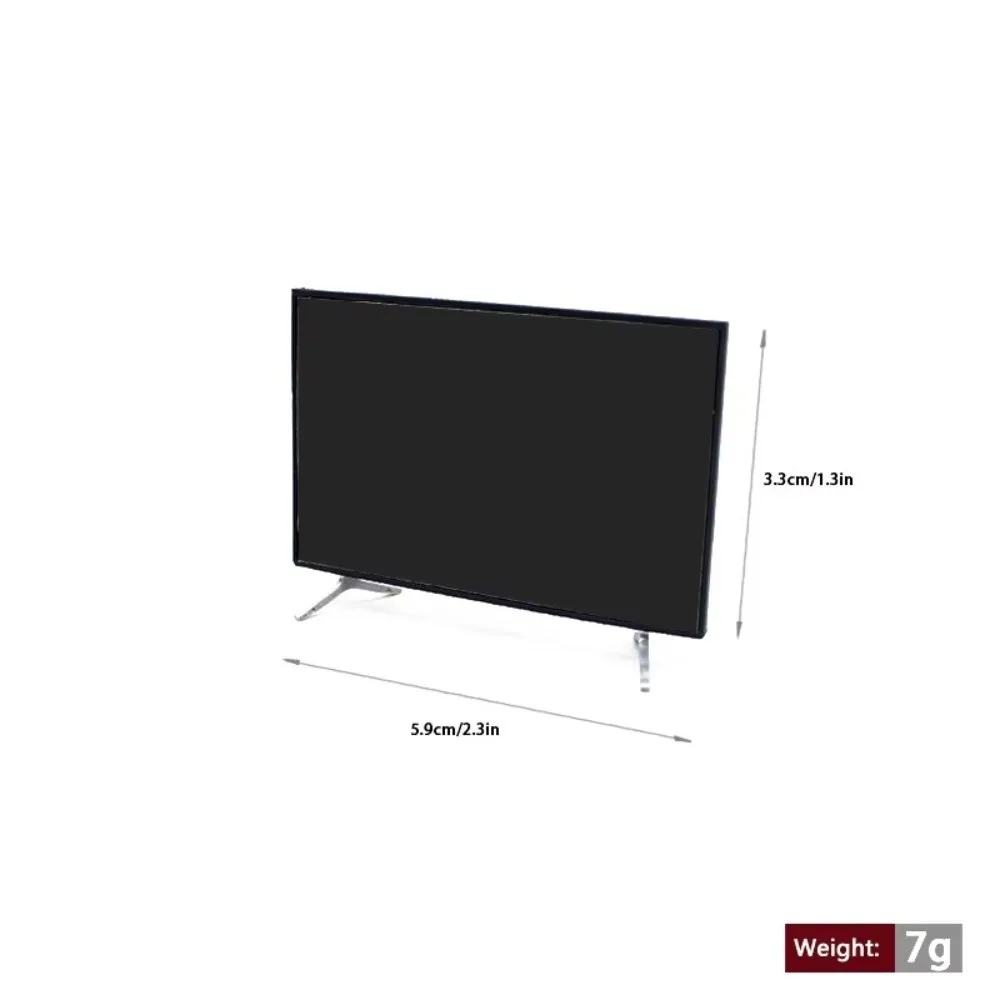 Televisor de juguete para casa de muñecas con base - imagen 5