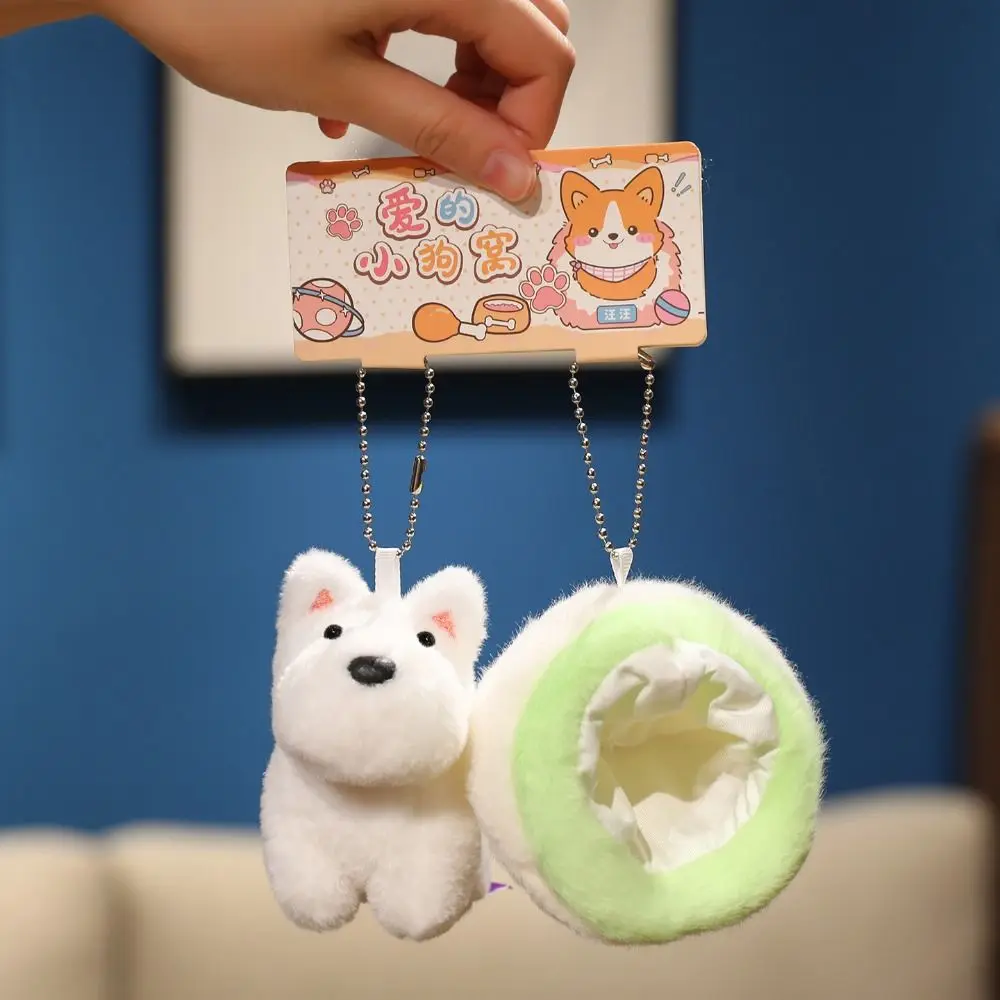 Llavero peluche cachorro corgi para bolso - imagen 3