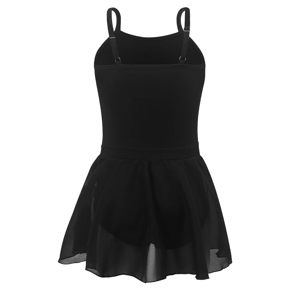 Leotardos de ballet para niñas con falda extraíble de baile - imagen 3