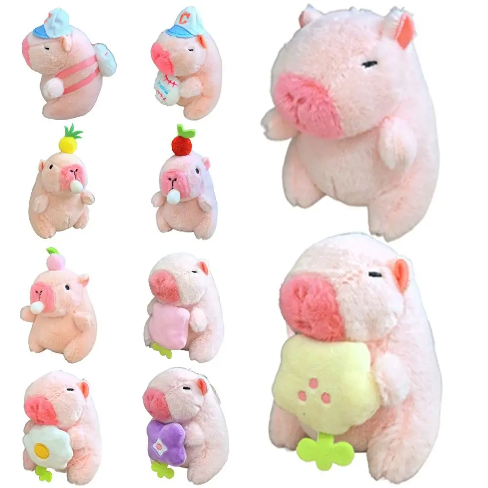 Llavero de peluche rosa Capybara para bolso – Adorno infantil - imagen 4