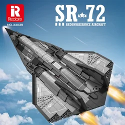 Bloques de construcción de avión SR-72 supersónico para niños