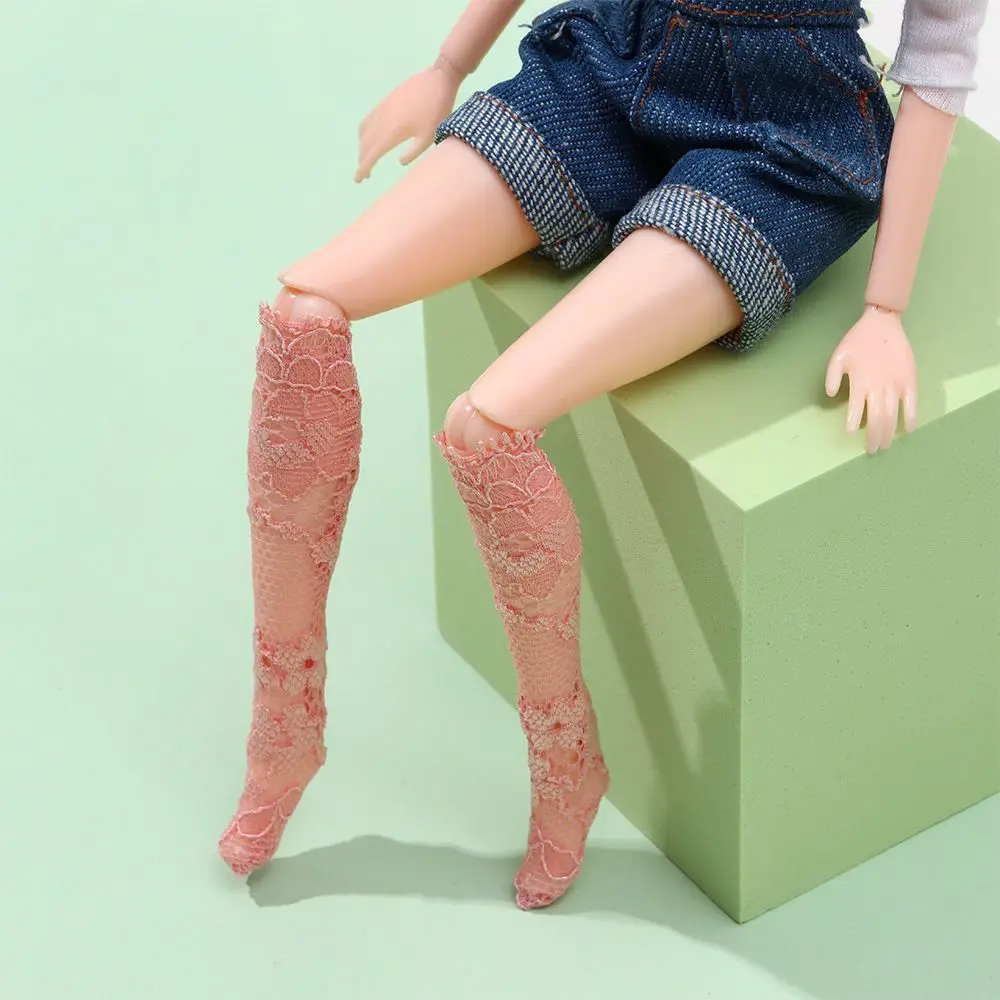 Leggings de encaje para niña – Medias elásticas suaves de algodón - imagen 3