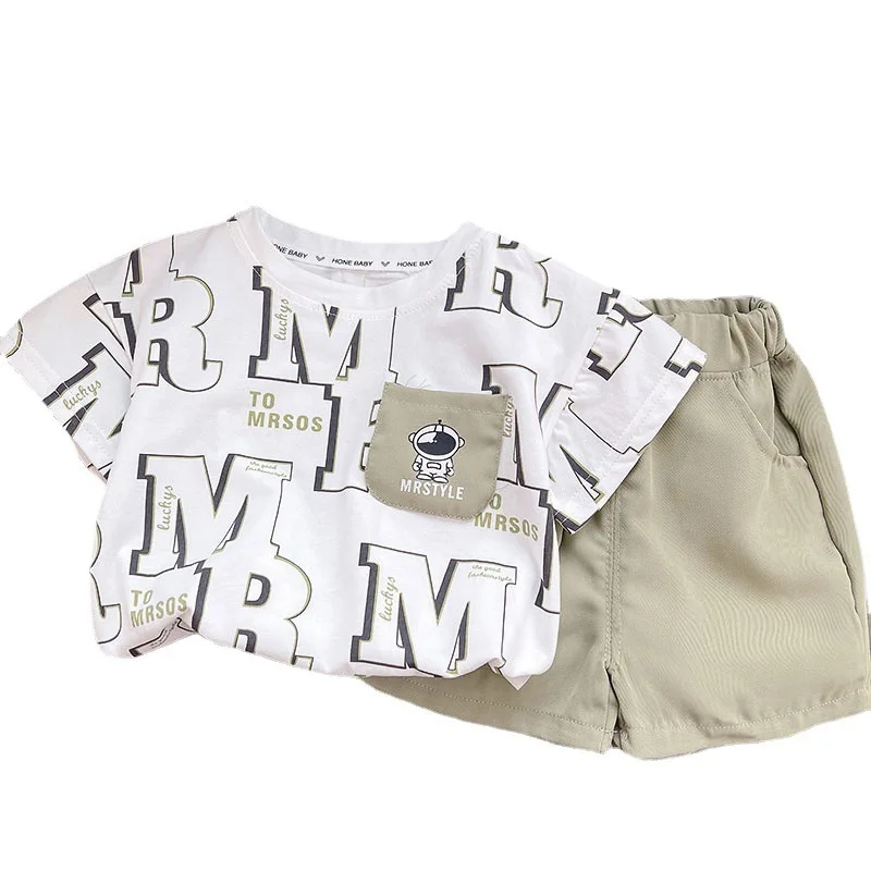 Conjunto de verano para bebé con camiseta y pantalón corto - imagen 5