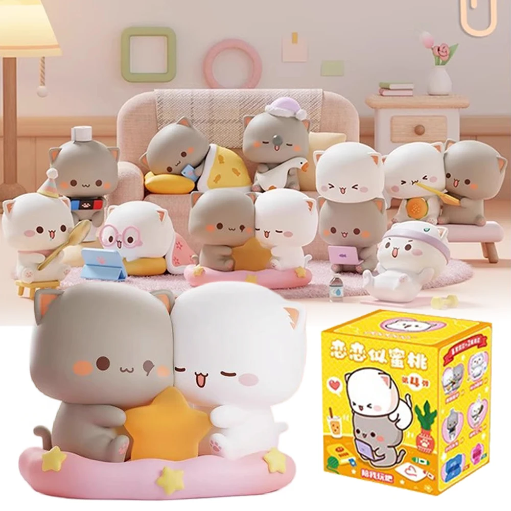 Figura sorpresa de la serie Mitao gato con amor