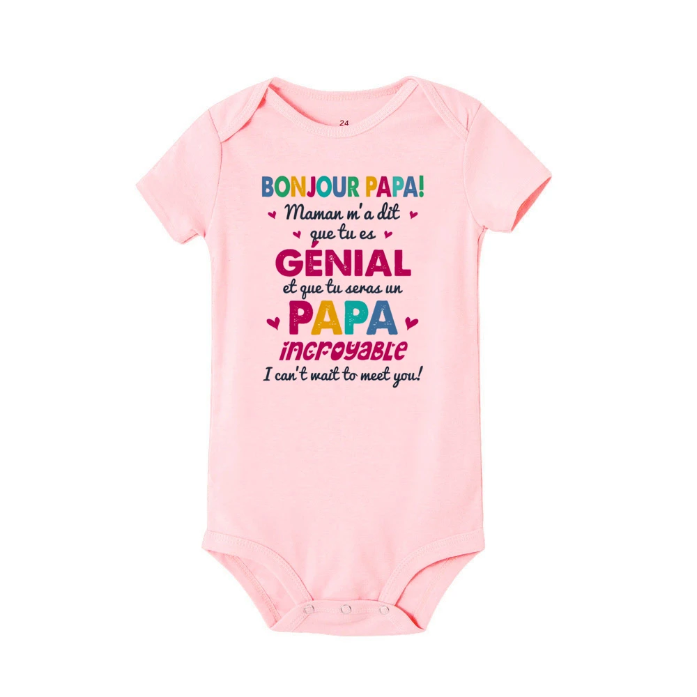 Body de bebé «Hello Papa» para anunciar el embarazo - imagen 4