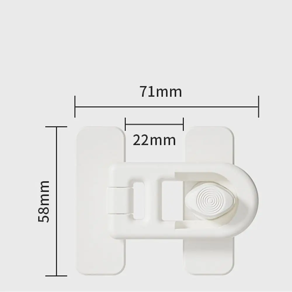 Cerradura de seguridad para bebés, vista frontal