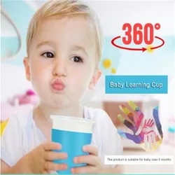 Taza mágica antigoteo giratoria para bebé – Aprendizaje de beber
