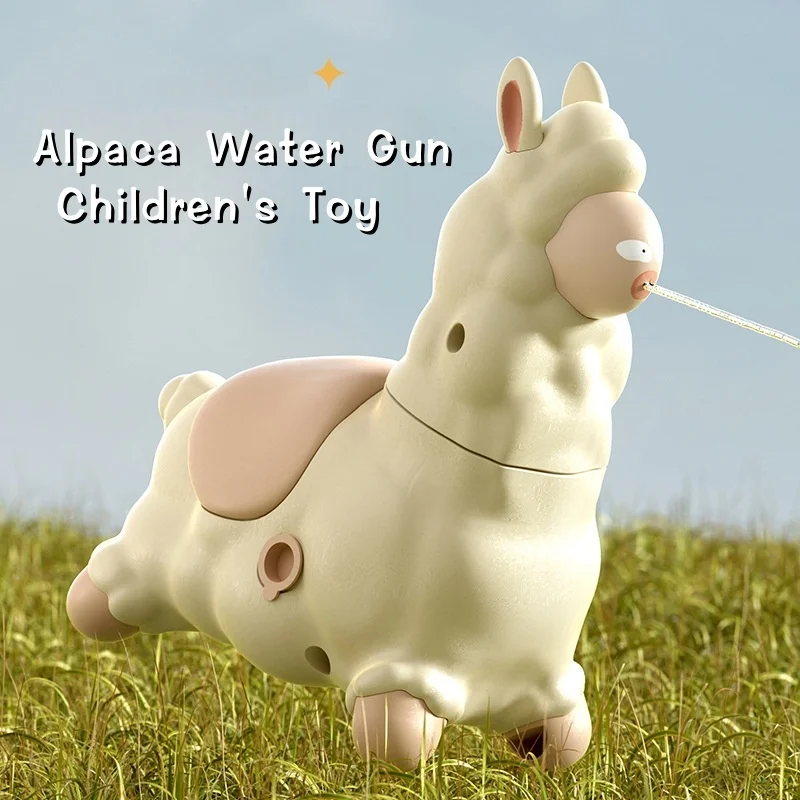 Pistola de agua con forma de alpaca para niños, chorro continuo - imagen 2