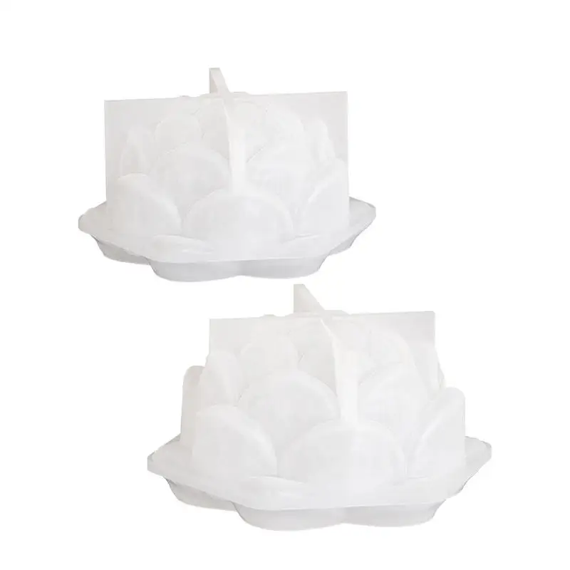 Molde de silicona para velas con flor de loto - imagen 4