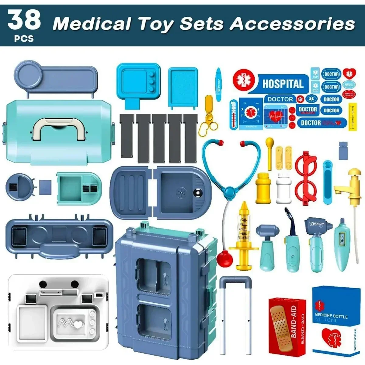 Maleta de doctor para guardar y transportar