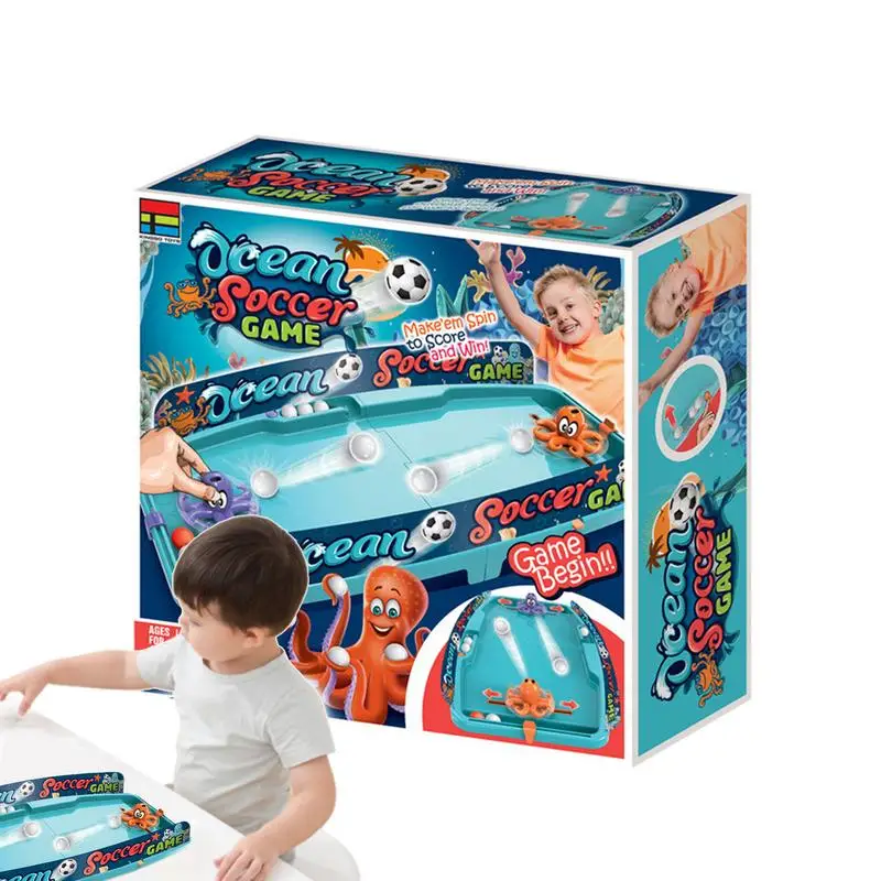 Pinball pulpo para niños: juego de mesa interactivo