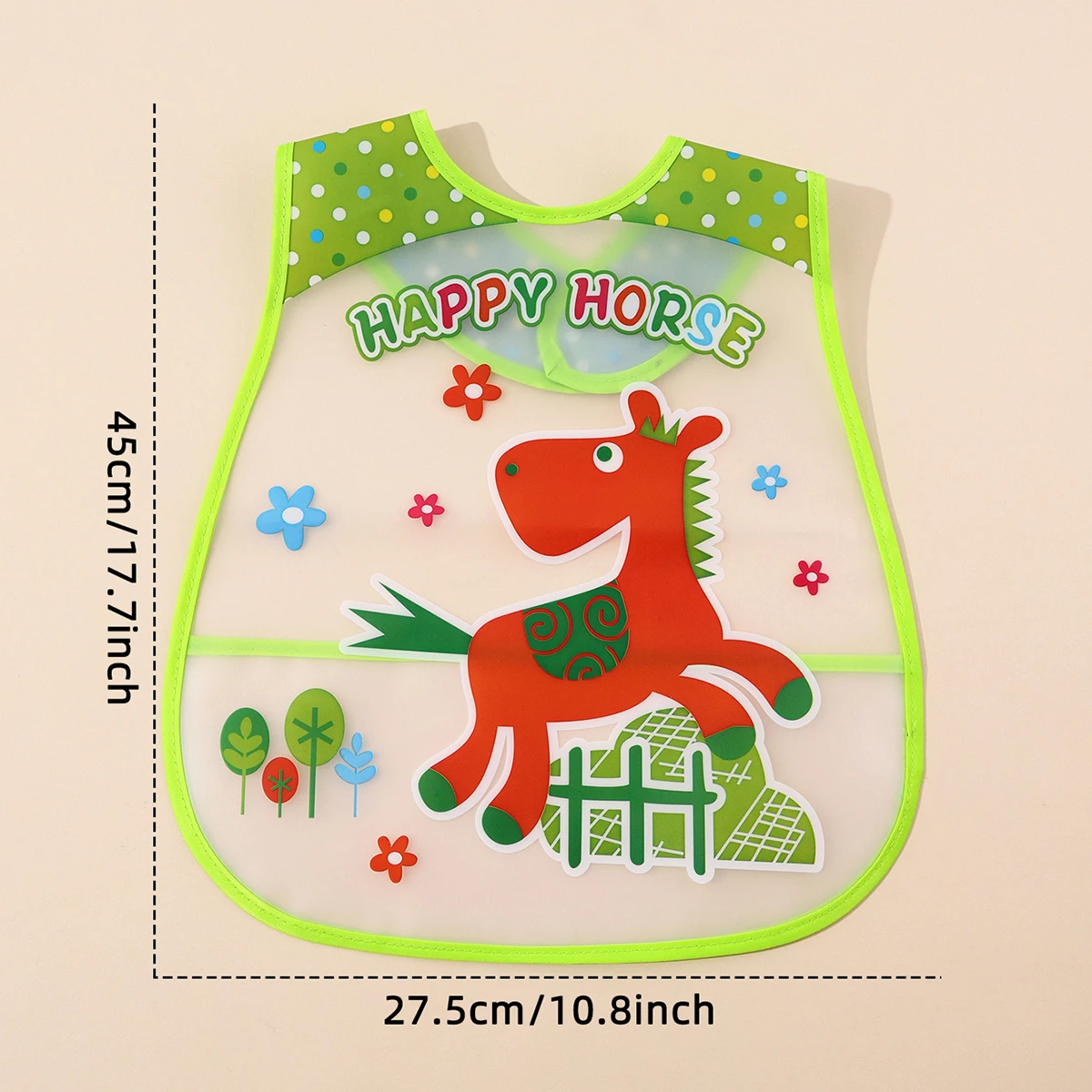 Baberos de bebé impermeables con dibujos animados y estampado - imagen 5