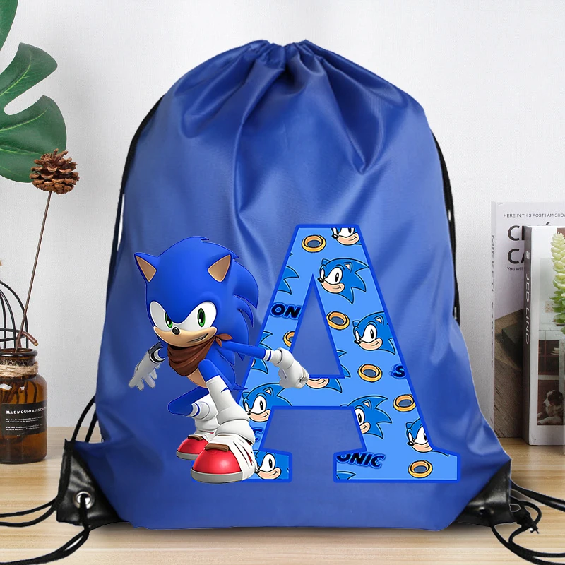Bolso con cordón Sonics para natación y entrenamiento, letras