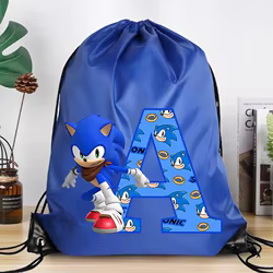 Bolso con cordón Sonics para natación y entrenamiento, letras