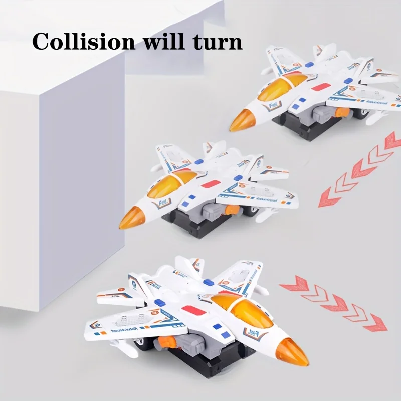 Robot transformable con luces y música para niños - imagen 3