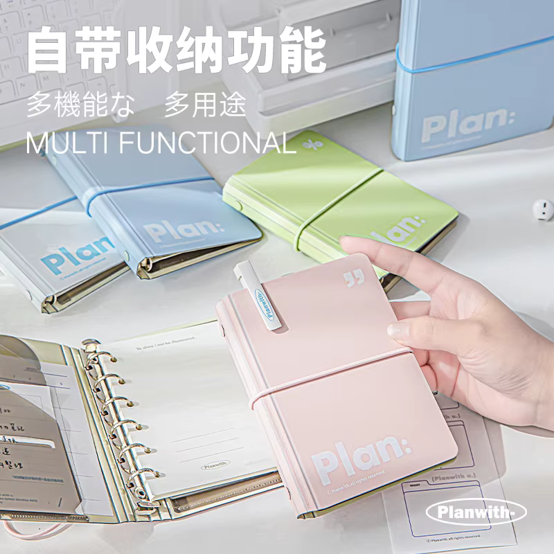 Cuaderno de bolsillo con espiral y tapa dura, cuadrícula y líneas - imagen 3