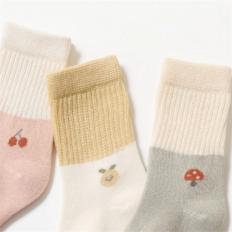 Lawadka Calcetines cortos de algodón para niños y niñas – 3 pares - imagen 5