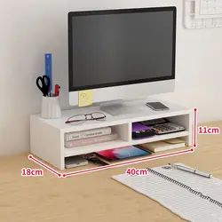 Soporte de escritorio en madera para portátil ergonómico y estable