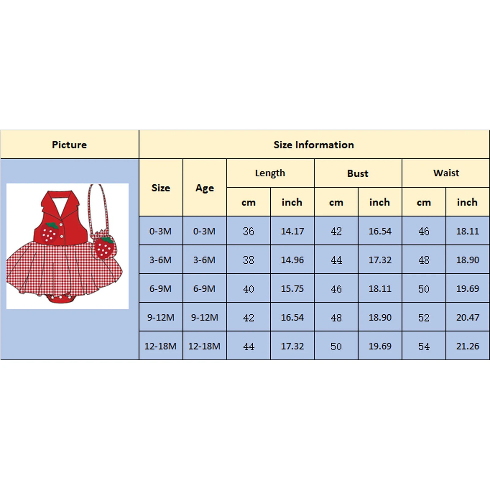Conjunto de verano para niña con vestido sin mangas estampado fresa - imagen 3