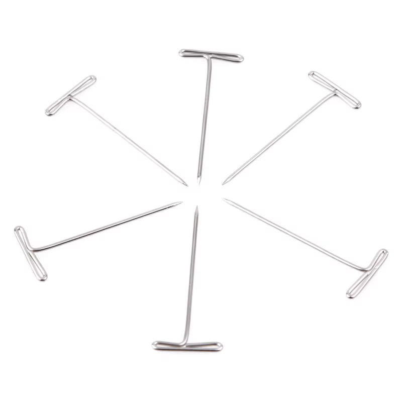 Agujas de tejer acero inoxidable tipo T para manualidades - imagen 5