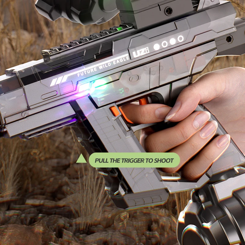 Pistola de agua UZI - Alta presión para piscina y verano al aire libre - imagen 3