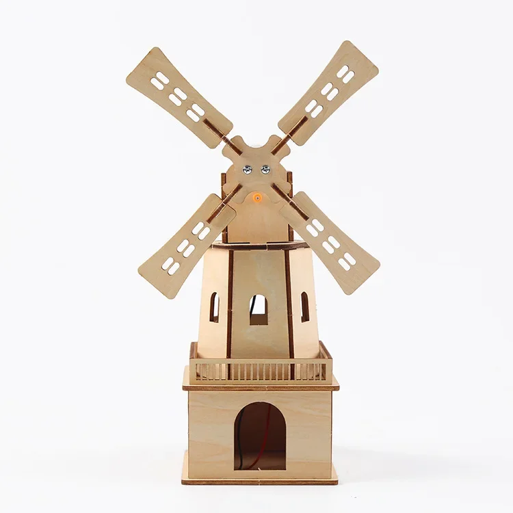 Molino de viento solar para niños – Juguete educativo de montaje - imagen 4