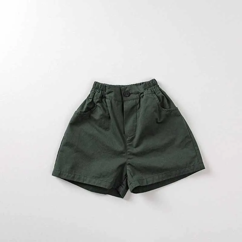 Pantalones cortos de verano holgados y deportivos de color liso - imagen 2