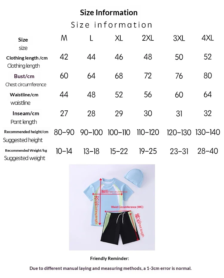 Trajes de baño infantiles con protección UV