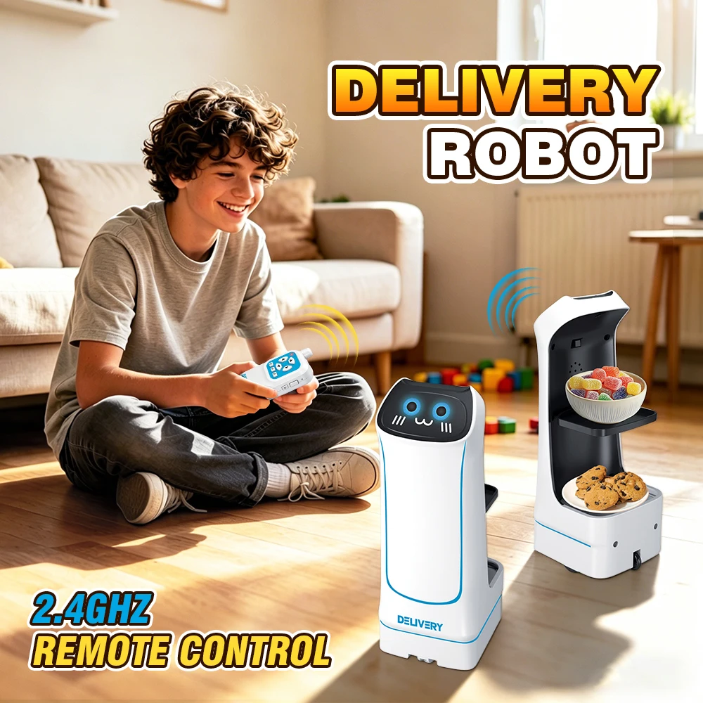 Robot de control remoto de servicio con luces y sonido - imagen 4