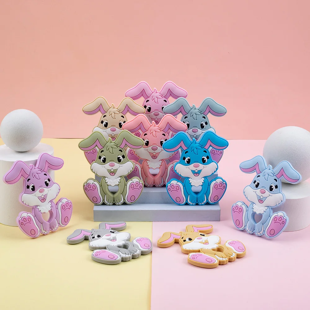 Colgante de silicona con animales pequeños para collar hecho a mano - imagen 3