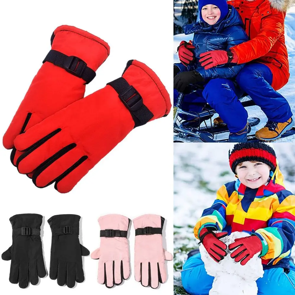 Guantes de esquí impermeables para niños – Cálidos y antiviento - imagen 3