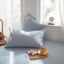 Funda de almohada algodón suave estilo moderno para dormitorio