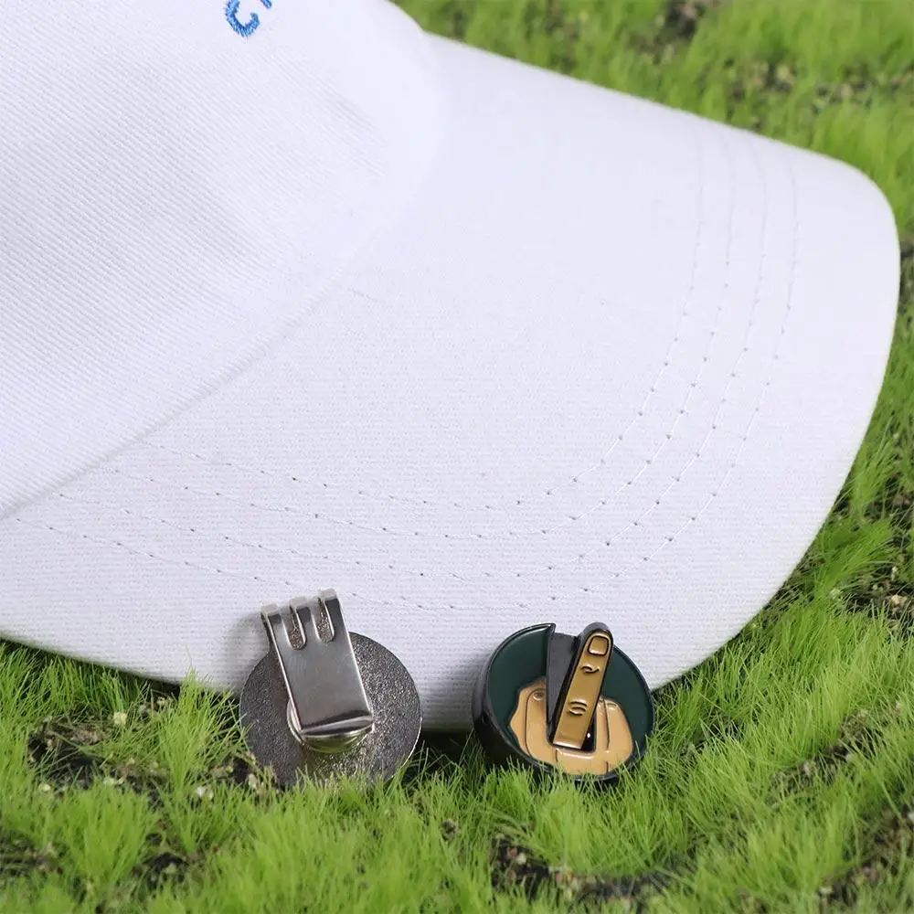 Marcador de golf magnético extraíble con clip para gorra - imagen 4