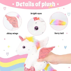 Unicornio de peluche súper suave – Regalo ideal para niñas y bebés
