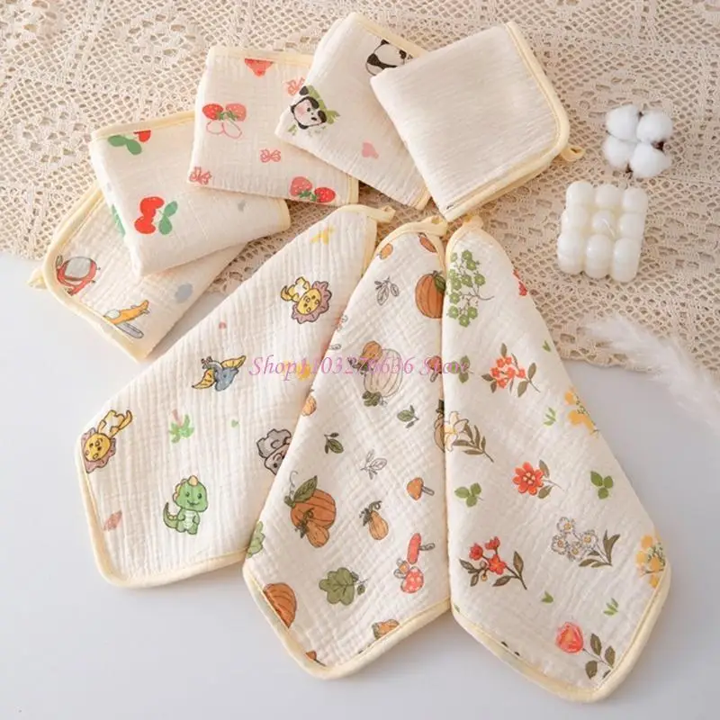 Toalla bebé de algodón cuadrada absorbente para piel delicada - imagen 5
