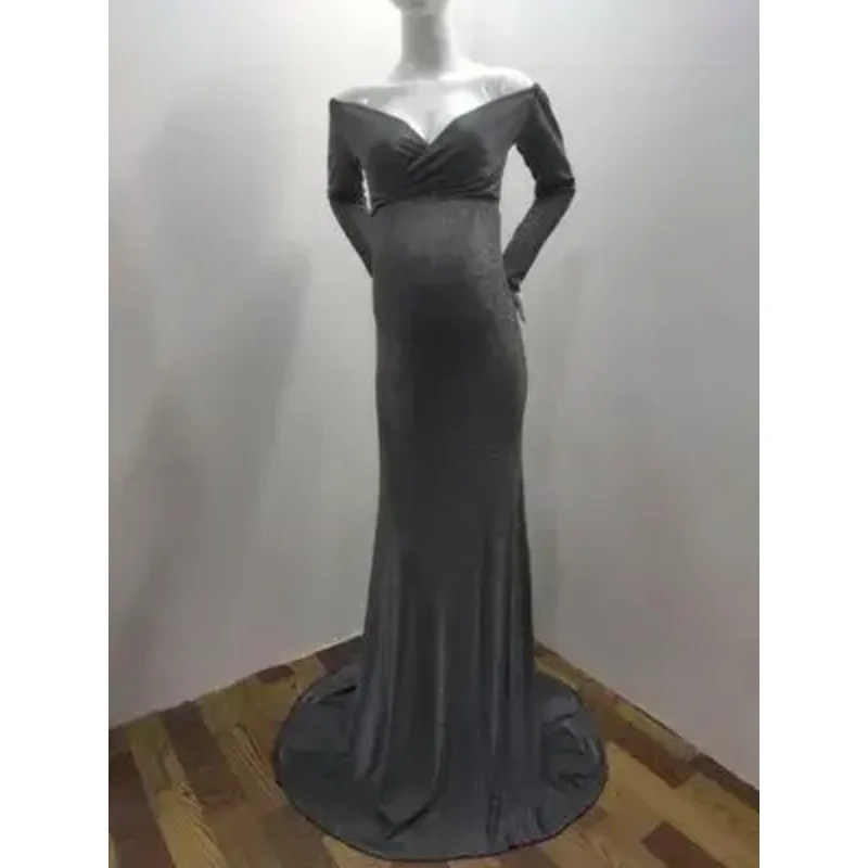 Vestido de maternidad para fotos – largo elegante premamá