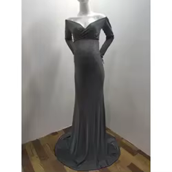 Vestido de maternidad para fotos – largo elegante premamá