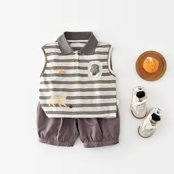 MILANCEL conjunto de verano con camiseta holgada y pantalón corto