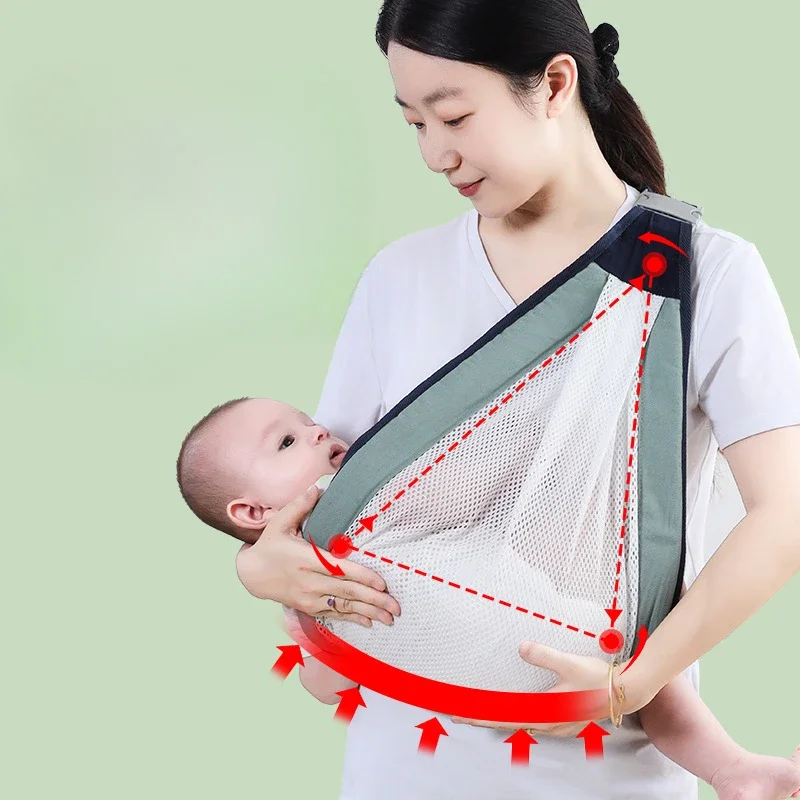 Portabebés frontal multifunción para salidas con taburete - imagen 3