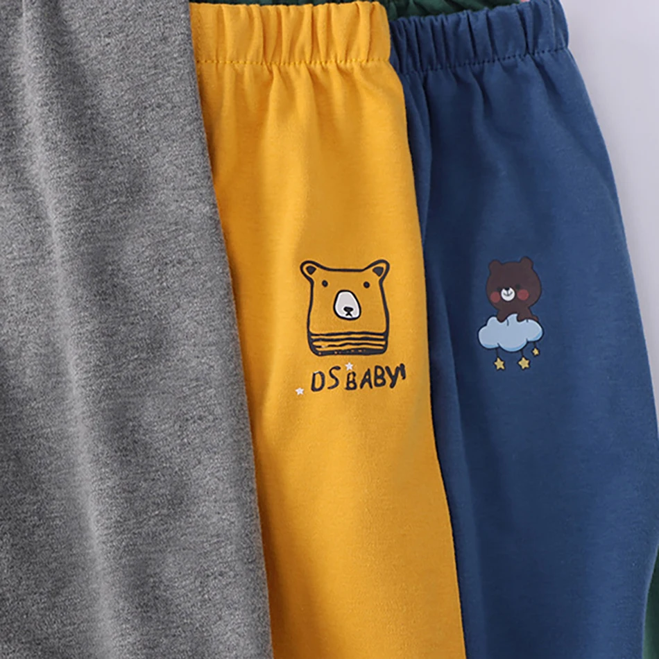 Pantalones capris de algodón con animales para bebé – Cintura elástica - imagen 2